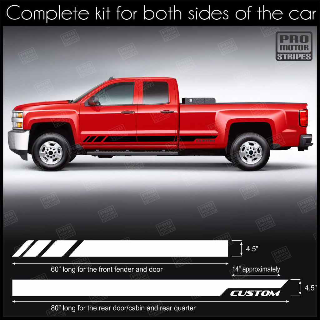 G8 Rocker Stripes Universal Rocker Panel Stripes For Truck or SUV Style 2 134784504293 ...