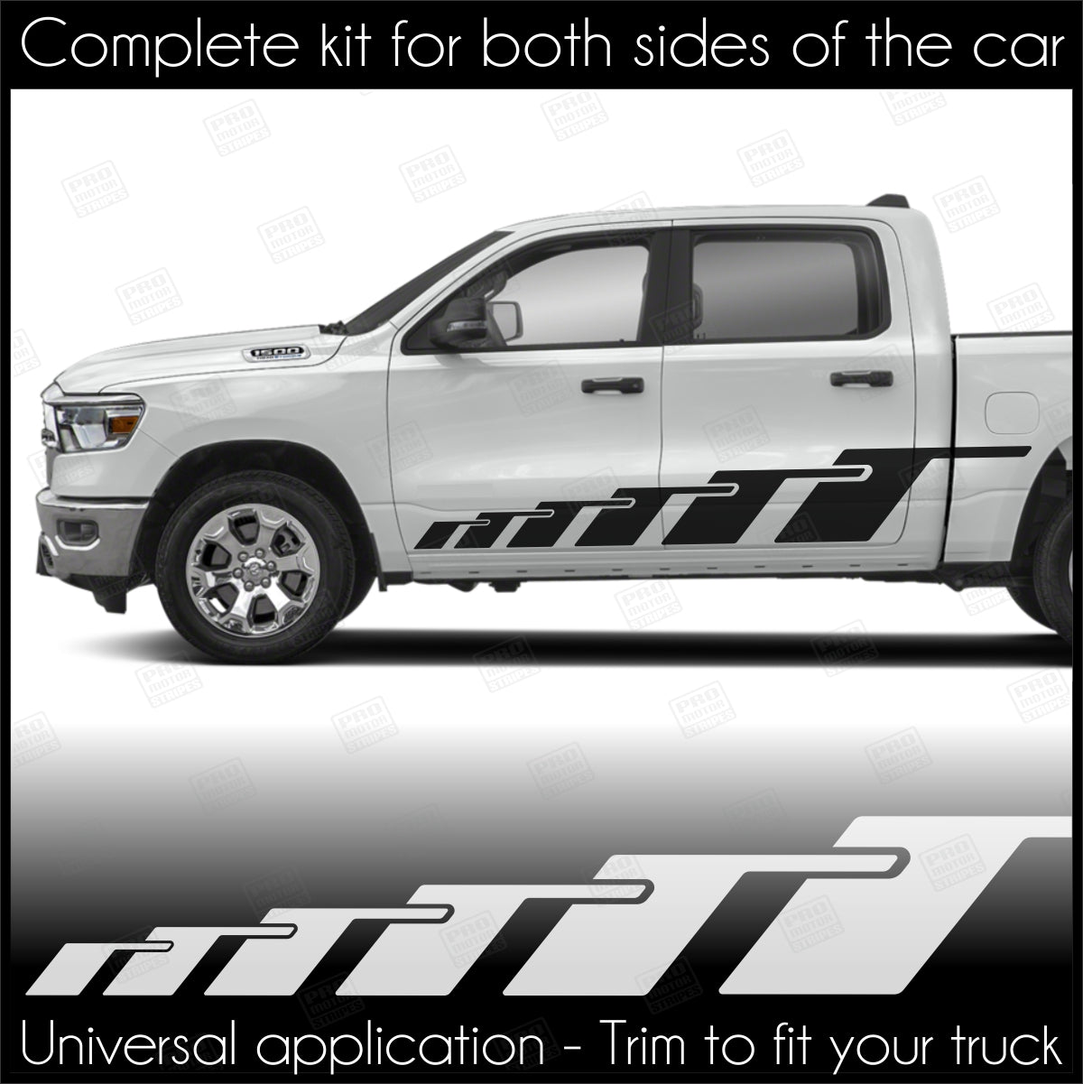 Universal Rocker Stripes Universal Rocker Accent Side Stripes For Truck or SUV 126163744464 ...