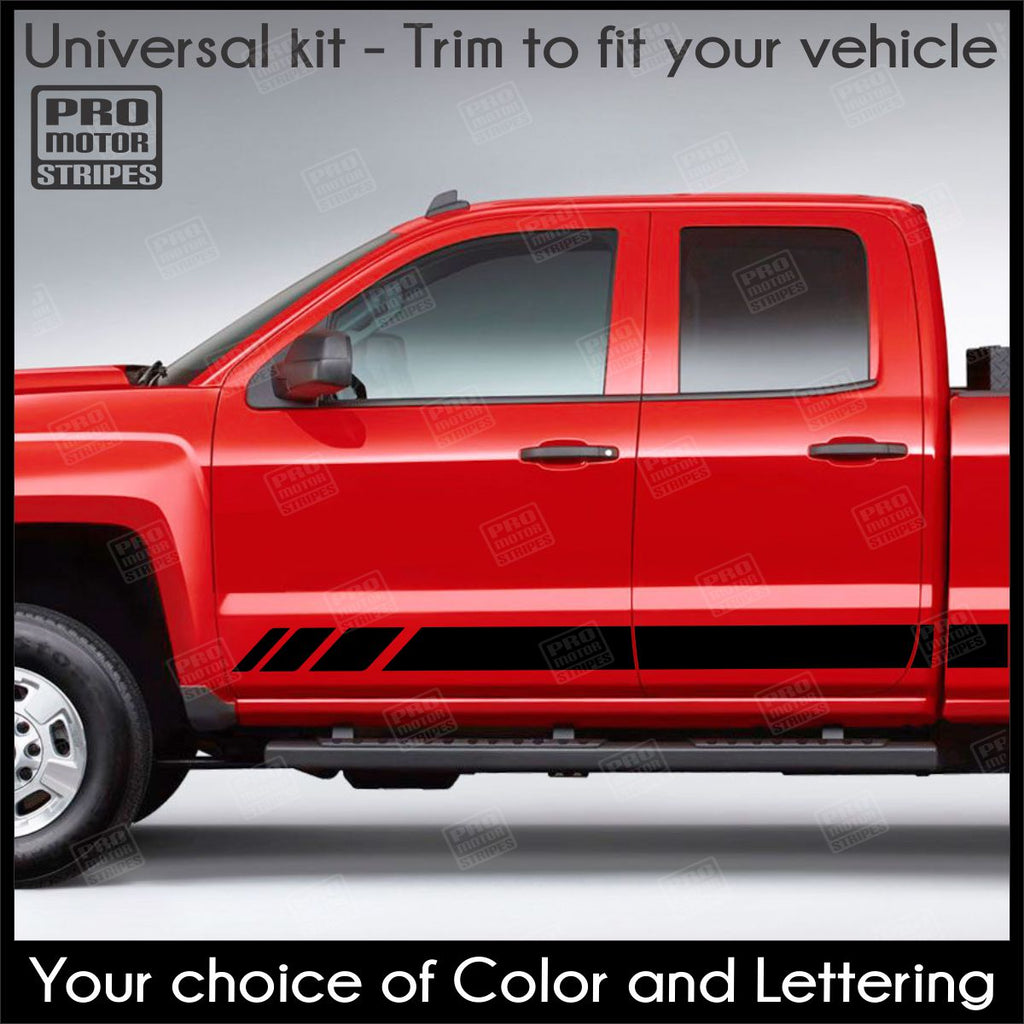 Universal Rocker Panel Universal Rocker Panel Stripes For Truck or SUV Style 2 134784504293 ...