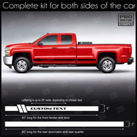 Universal Rocker Panel Stripes For Truck or SUV Style 3