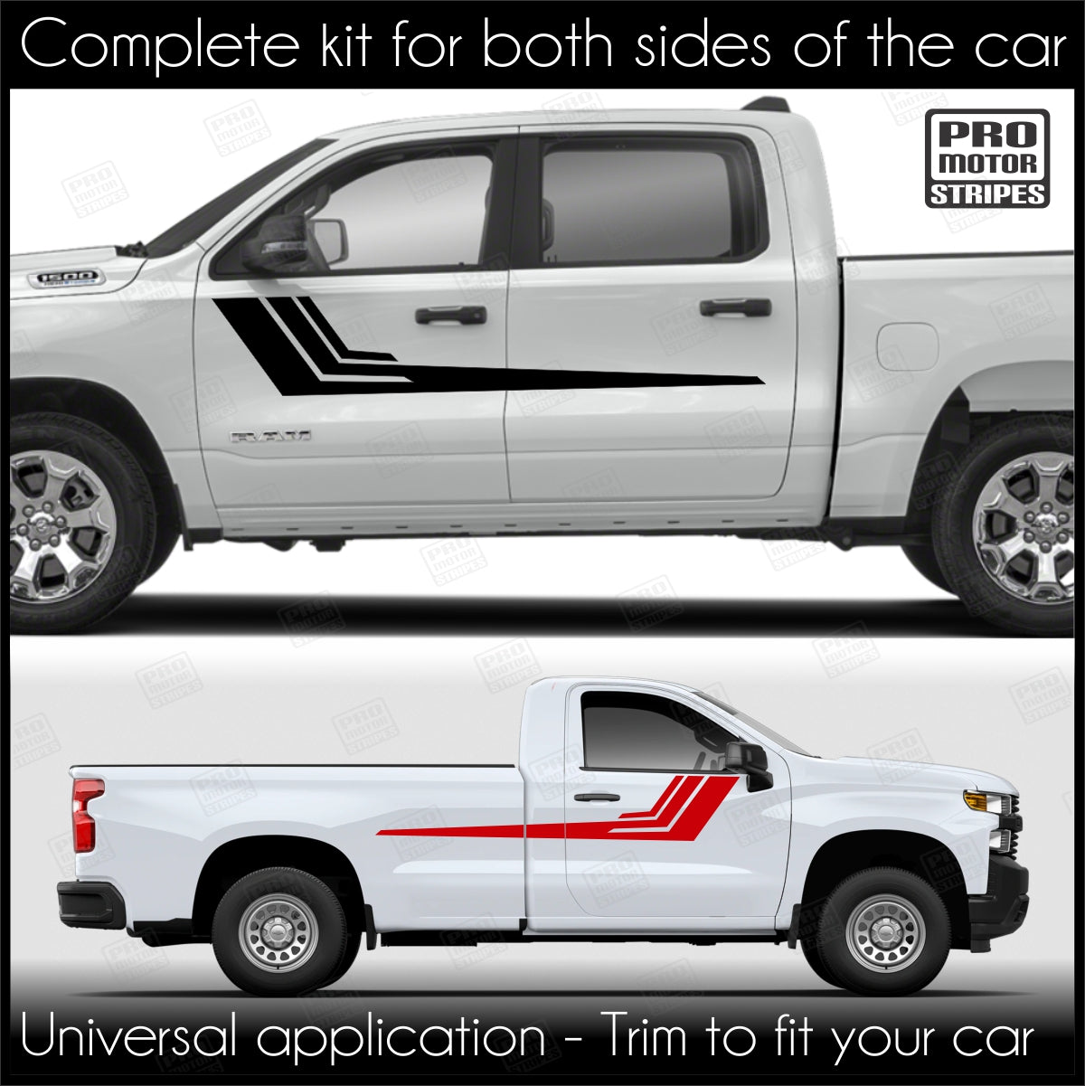 American Flag Rocker Panel Graphics Decal Wrap Kit Truck SUV Red White Blue V1 E - Foto 12