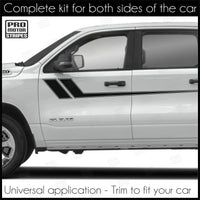 Universal Speed Accent Side Stripes Decals For Truck or SUV