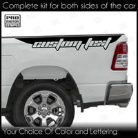 Universal Side Bed or Door Accent Decals For Truck or SUV Stripes