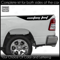 Universal Rear Quarter Bed or Door Accent Stripes For Truck or SUV