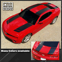 2010 2011 2012 2013 2014 2015 Chevrolet Camaro hood
 trunk
 roof Decals Stripes 152588443071-1