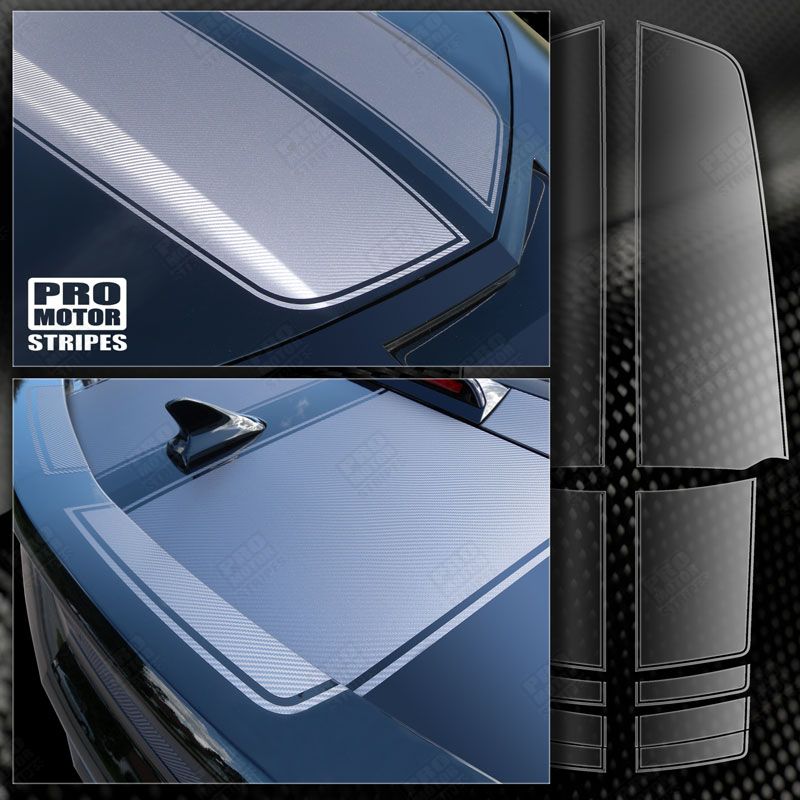 2010 2011 2012 2013 2014 2015 Chevrolet Camaro hood
 trunk Decals Stripes 152588443061-1