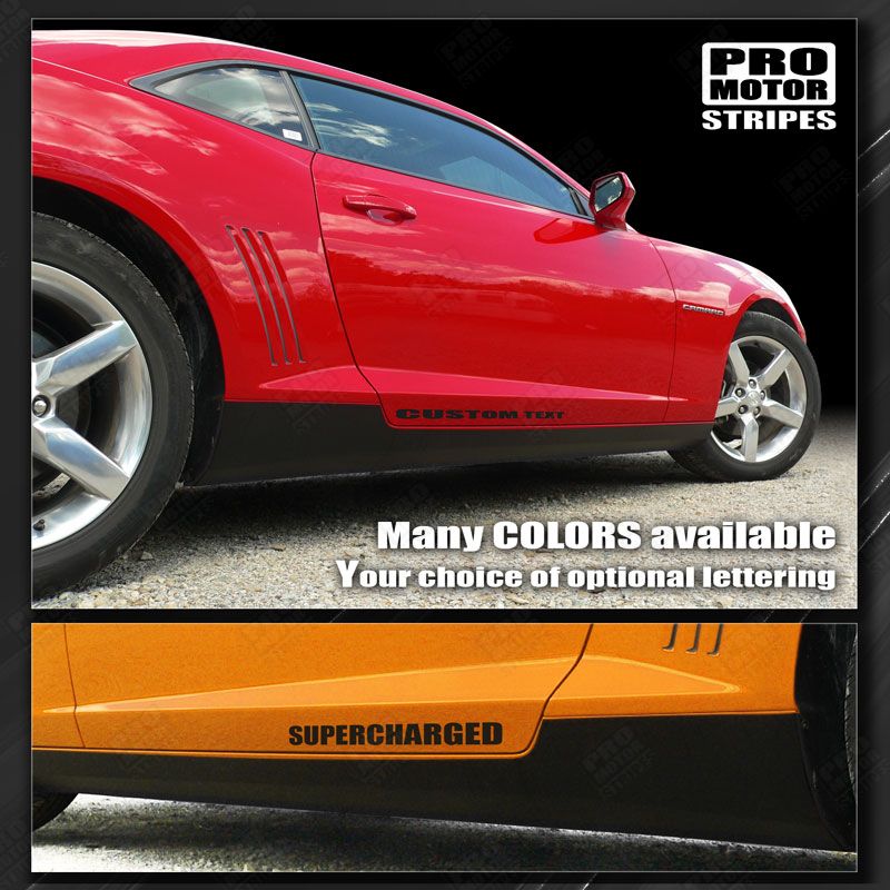 Camaro 2010-2015 Rear Quarter Side Accent Stripes – Choose Color, 3M/Oracal Vinyl