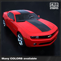 Chevrolet Camaro 2010-2015 Over-The-Top Solid Style Racing Stripes