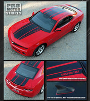 2010 2011 2012 2013 2014 2015 Chevrolet Camaro hood
 trunk Decals Stripes 122551579948-1
