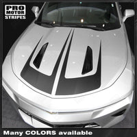 Chevrolet Camaro 2016-2023 Hood Accent Scallop Stripes