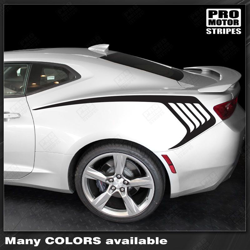 Chevrolet Camaro 2010-2015 Rear Quarter Side Accent Stripes Chevrolet Camaro 2010-2015 Rear Quarter Side Accent Stripes