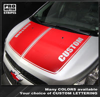 Chevrolet Spark 2013-2015 Hood Stripes Pin Striping