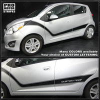 Chevrolet Spark 2013-2015 Rocker Panel Side Stripes