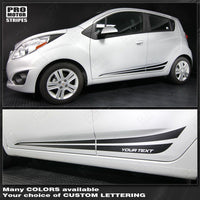 2013 2014 2015 Chevrolet Spark side
 door
 rocker panel Decals Stripes 132229431474-1