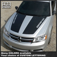 2008 2009 2010 2011 2012 2013 2014 Dodge Avenger hood Decals Stripes 122593777581-1