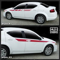 Dodge Avenger 2008-2014 Racing Side Arrow Accent Stripes