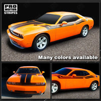 Dodge Challenger 2008-2023 Hood, Fender, Side Dual Stripes