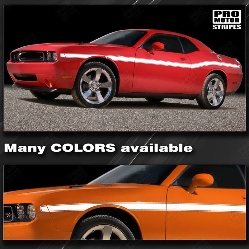 2008 2009 2010 2011 2012 2013 2014 2015 2016 2017 2018 2019 Dodge Challenger side
 door Decals Stripes 152588451850-1
