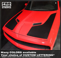 2008 2009 2010 2011 2012 2013 2014 2015 2016 2017 2018 2019 Dodge Challenger hood Decals Stripes 132229427734-2