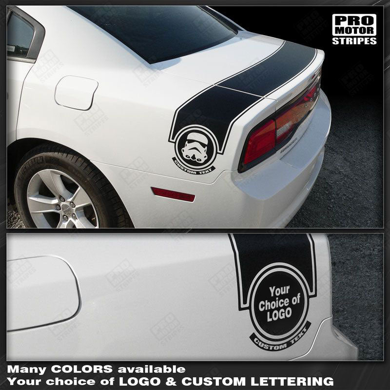 2011 2012 2013 2014 Dodge Charger side
 trunk Decals Stripes 152588453975-1