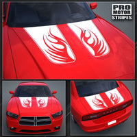 Dodge Charger 2011-2014 Fire Wings Hood and Trunk Stripes