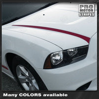 Dodge Charger 2011-2014 Hood Accent Side Spear Stripes