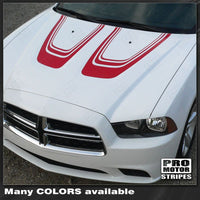 2011 2012 2013 2014 Dodge Charger hood Decals Stripes 132229429451-1