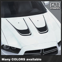 Dodge Charger 2011-2014 Hood Scallop Accent Stripes