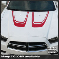 2011 2012 2013 2014 Dodge Charger hood Decals Stripes 142229439452-1