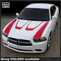 Dodge Charger 2011-2014 Hood Scallop Accent & Side Stripes