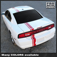 2011 2012 2013 2014 Dodge Charger hood
 trunk
 bumper
 roof Decals Stripes 132264705731-3