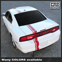 2011 2012 2013 2014 Dodge Charger hood
 trunk
 bumper
 roof Decals Stripes 132264705731-3