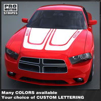 2011 2012 2013 2014 Dodge Charger hood Decals Stripes 132264461498-2