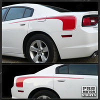 Dodge Charger 2011-2014 Rear Quarter Side Hockey Stripes