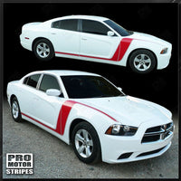2011 2012 2013 2014 Dodge Charger side
 door
 rocker panel Decals Stripes 122551588126-1