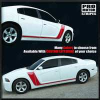 2011 2012 2013 2014 2015 2016 2017 2018 2019 Dodge Charger side
 door
 rocker panel Decals Stripes 152588451844-1