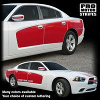 2011 2012 2013 2014 2015 2016 2017 2018 2019 Dodge Charger side
 door Decals Stripes 122551579896-2