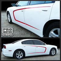 Dodge Charger 2011-2023 Side Scallop Bumblebee C-Stripes