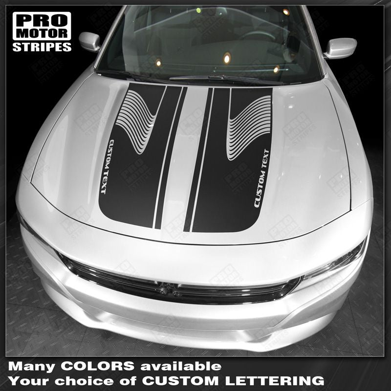 2015 2016 2017 2018 2019 Dodge Charger hood Decals Stripes 132341903120-1