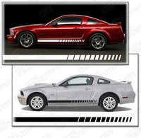 Ford Mustang 1994-2023 Side Rocker Panel Strobe Stripes