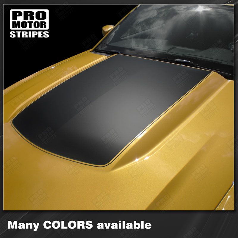 Ford Mustang 2005-2014 Hood and Side Strobe Stripes Decals (Choose Color Ford Mustang 2005-2014 Hood and Side Strobe Stripes Decals (Choose Color