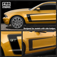 2010 2011 2012 Ford Mustang side
 door
 rocker panel Decals Stripes 132267722927-1