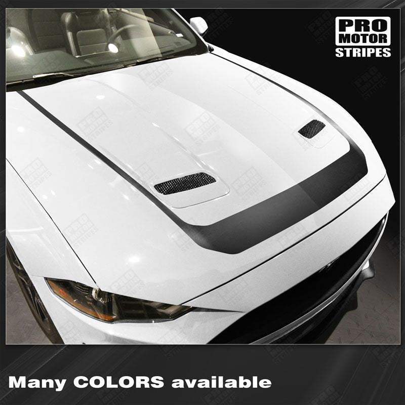 Ford Mustang 2018-2019 RTR Style Hood Accent Decal Stripe