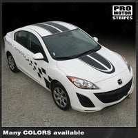 2009 2010 2011 2012 2013 Mazda 3 hood
 side
 trunk
 door
 roof Decals Stripes 152588449635-1