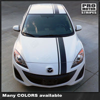 Mazda 3 2009-2013 Coupe Offset Rally Racing Stripes