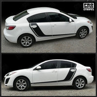 Mazda 3 2009-2013 Rally Racing Side Hockey Door Stripes