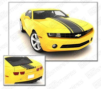 2010 2011 2012 2013 2014 2015 Chevrolet Camaro hood
 trunk Decals Stripes 132252096185-1