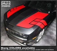 2010 2011 2012 2013 2014 2015 Chevrolet Camaro hood
 trunk Decals Stripes 122551585371-1