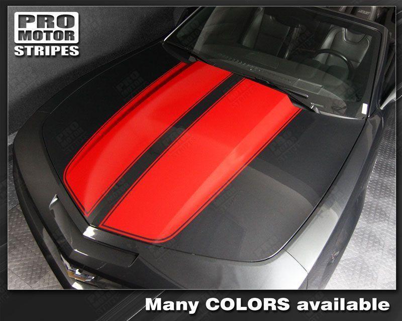2010 2011 2012 2013 2014 2015 Chevrolet Camaro hood
 trunk Decals Stripes 152588451846-1