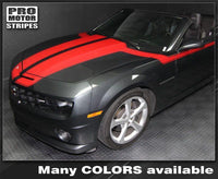 Chevrolet Camaro 2010-2015 Hood to Side Rally Sport Stripes